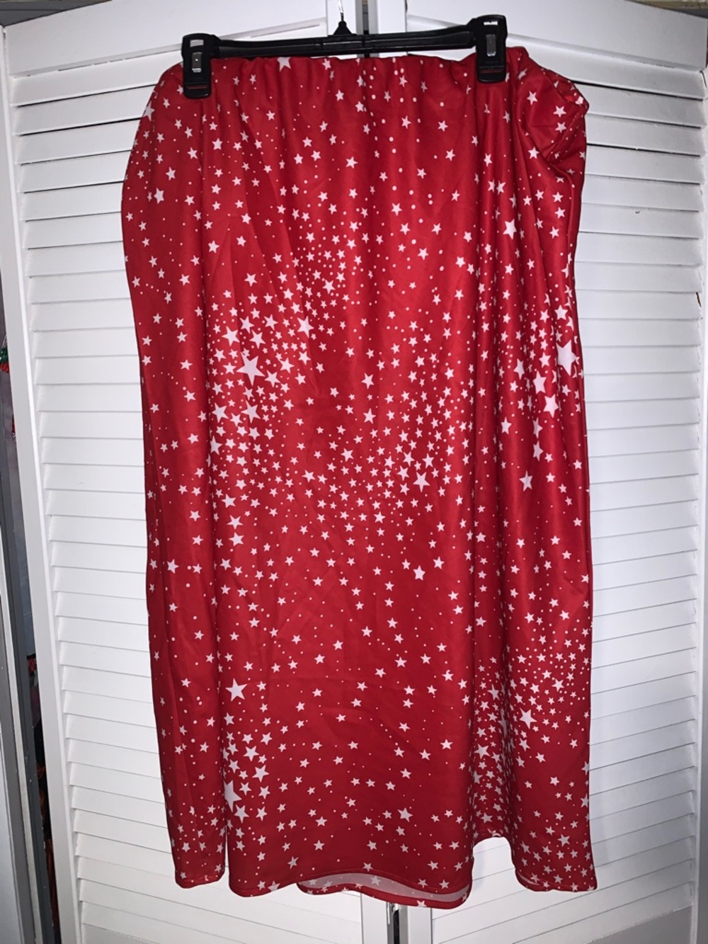 Nasty Gal Plus Size Women’s Star Print Midi Skirt